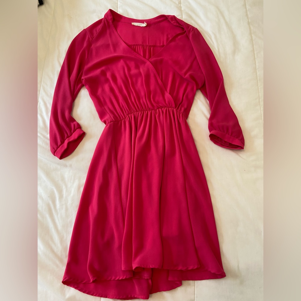 Long sleeve flowy dress, LUSH brand